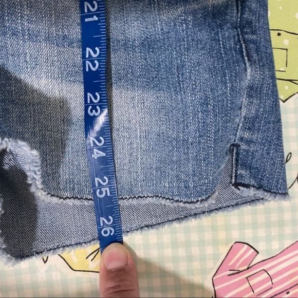 Girls Cherokee Overalls shorts blue size Large - Picture 6 of 7